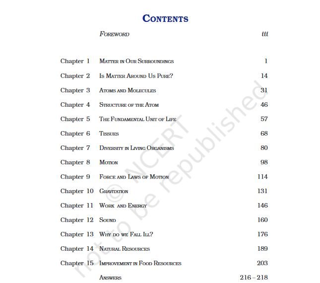 NCRT SCIENCE BOOKS PDF Education